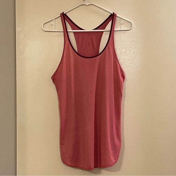 LULULEMON ATHLETICA What The Sport‎ Singlet in Heathered Jewelled Magenta/Gold - Picture 6 of 9